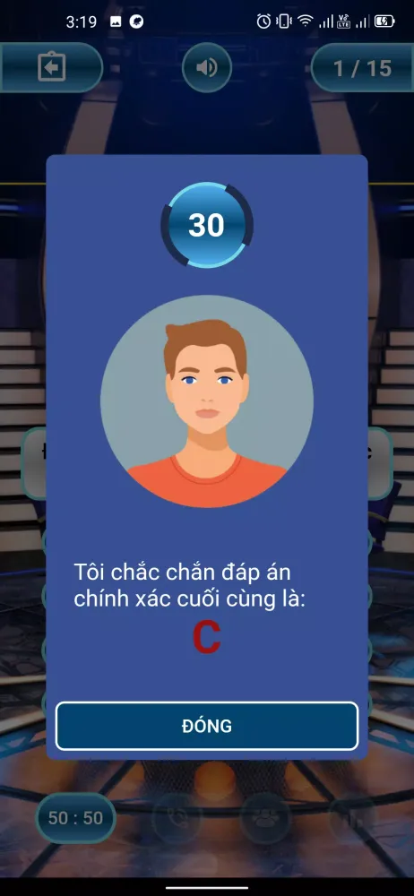 ภาพหน้าจอของ Ai Là Triệu Phú