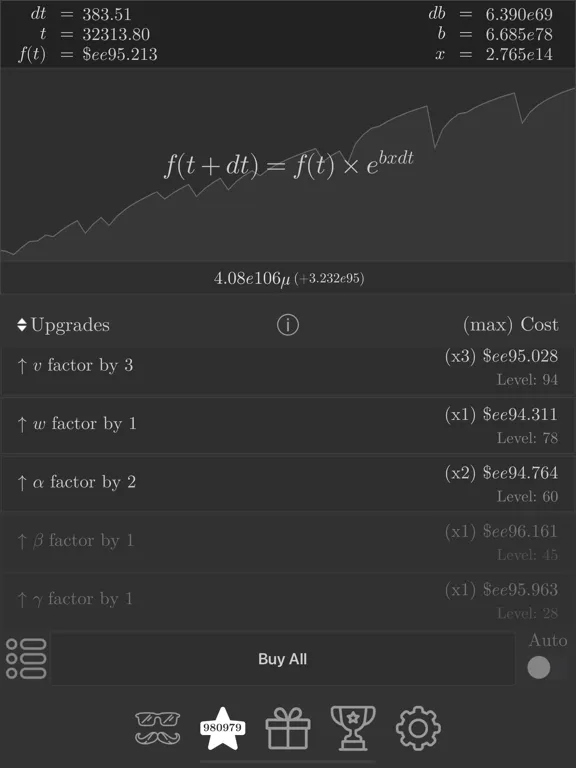 ภาพหน้าจอของ Exponential Idle iPad 