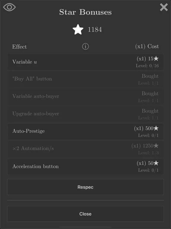ภาพหน้าจอของ Exponential Idle iPad 