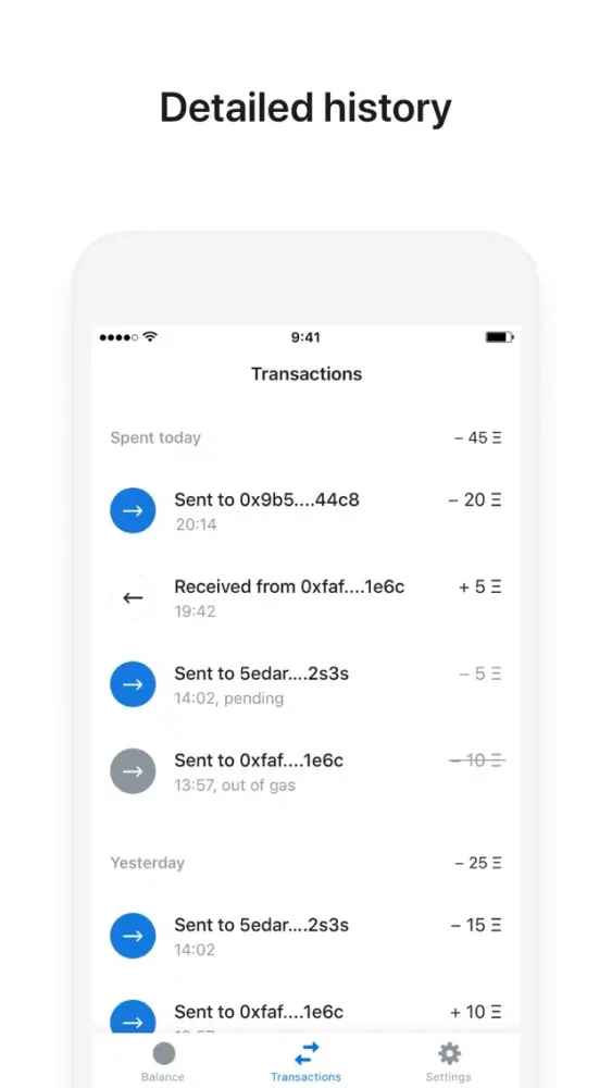Conicoin - Ethereum Wallet应用截图
