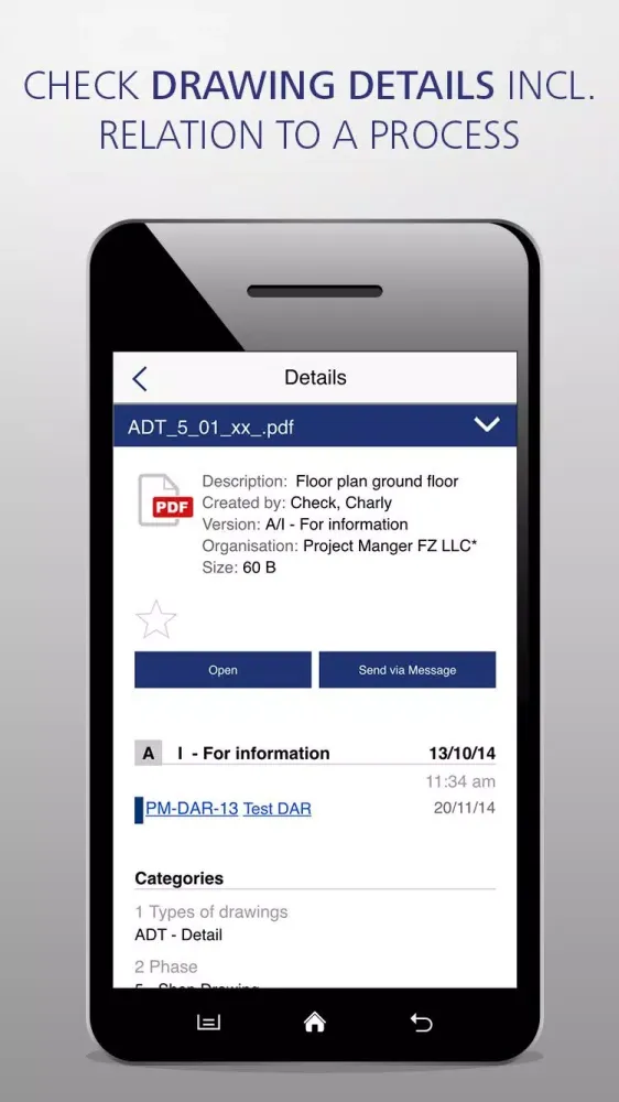 Tangkapan skrin conjectPM Mobile