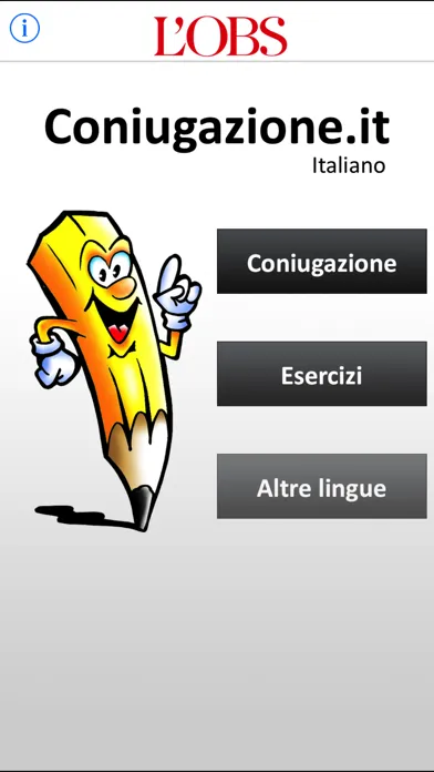 Captures d'écran de Italian verbs conjugation