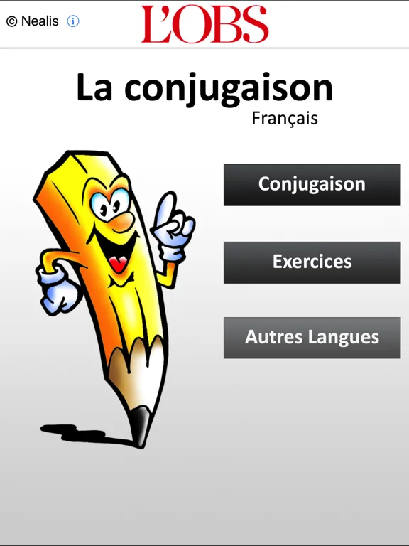 Capturas de pantalla de French verbs conjugation L'OBS iPad 