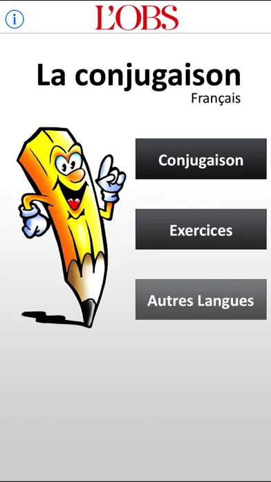Capturas de pantalla de French verbs conjugation L'OBS
