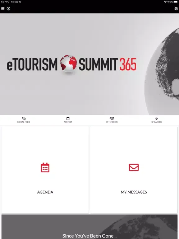 eTourism Summit 365 iPad  Screenshots