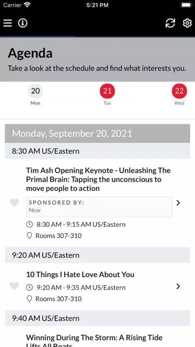 eTourism Summit 365 Screenshots