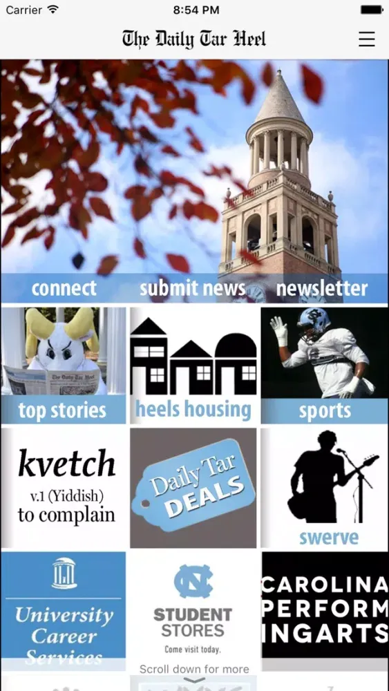 The Daily Tar Heel Screenshots