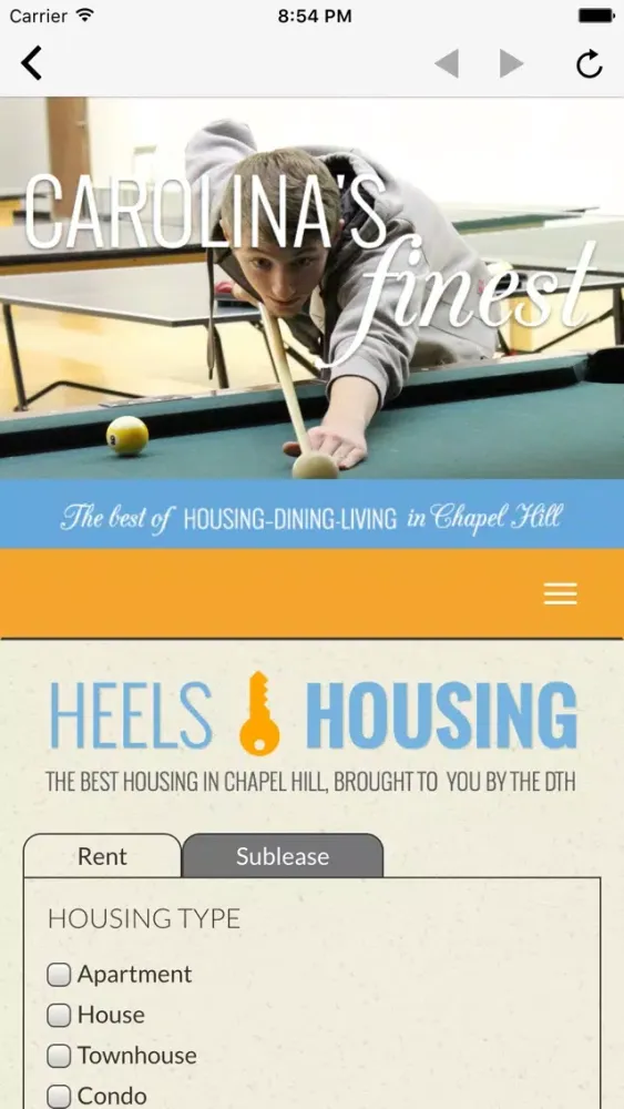 The Daily Tar Heel Screenshots