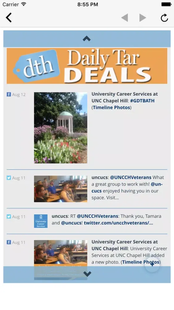 The Daily Tar Heel Screenshots