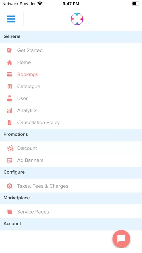 Screenshot di Family Connect Vendor