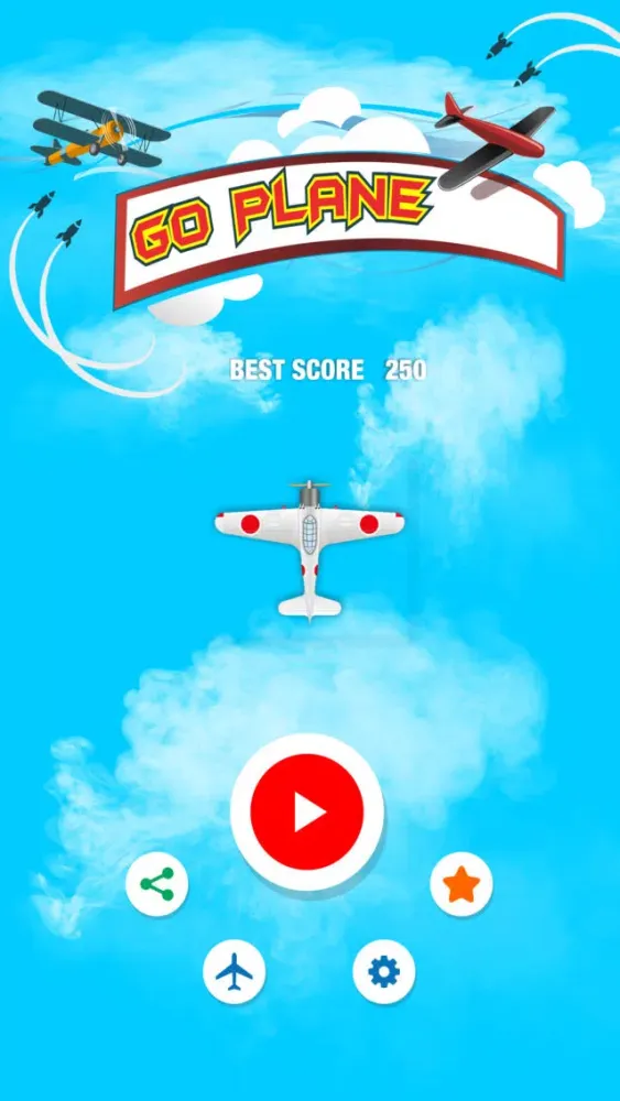 Captures d'écran de Go Plane - Missile Escape War