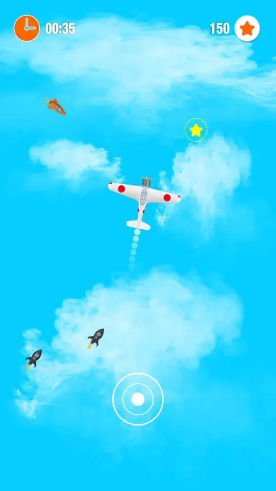 Captures d'écran de Go Plane - Missile Escape War