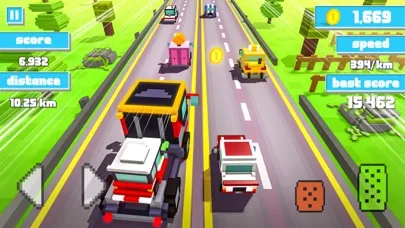 Captures d'écran de Cop Pursuit - Blocky Car Chase