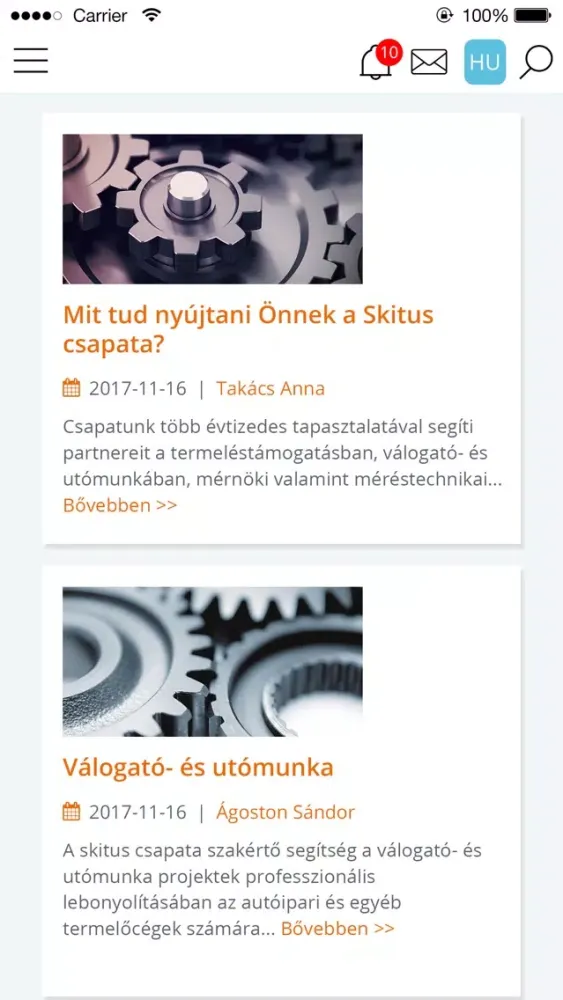 Captures d'écran de SKITUS Staff System (SSS)