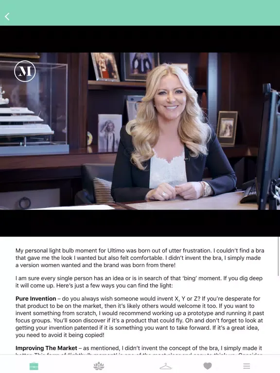 Zrzuty ekranu Connect 2 Michelle Mone iPad 