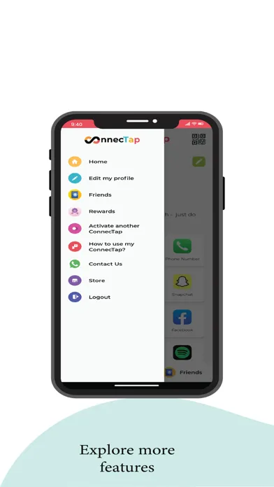 Tangkapan layar ConnecTap