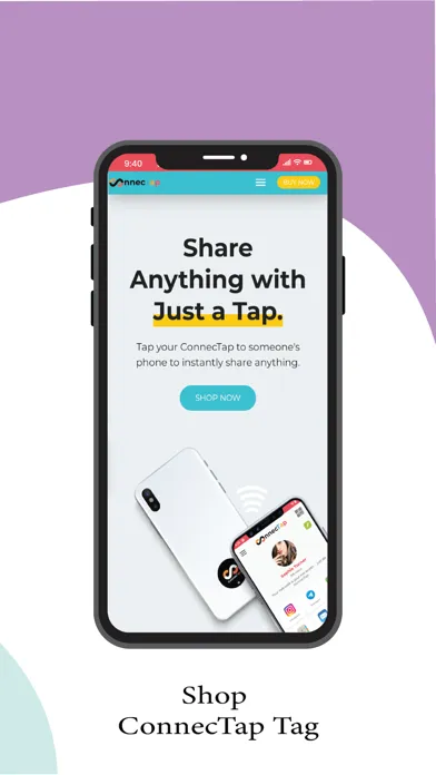 Tangkapan layar ConnecTap