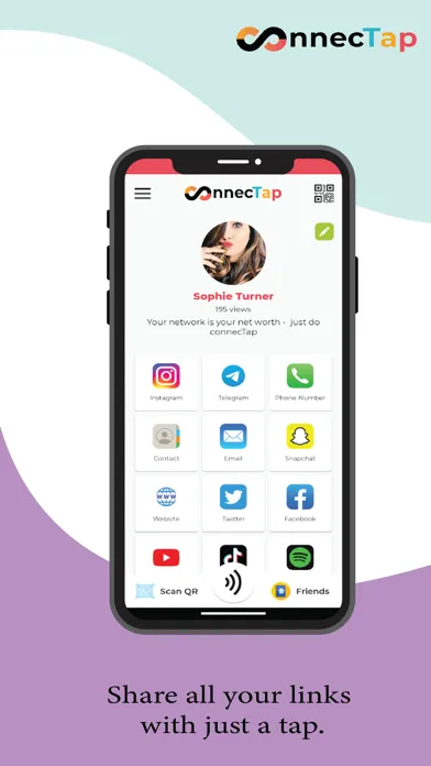 Tangkapan layar ConnecTap