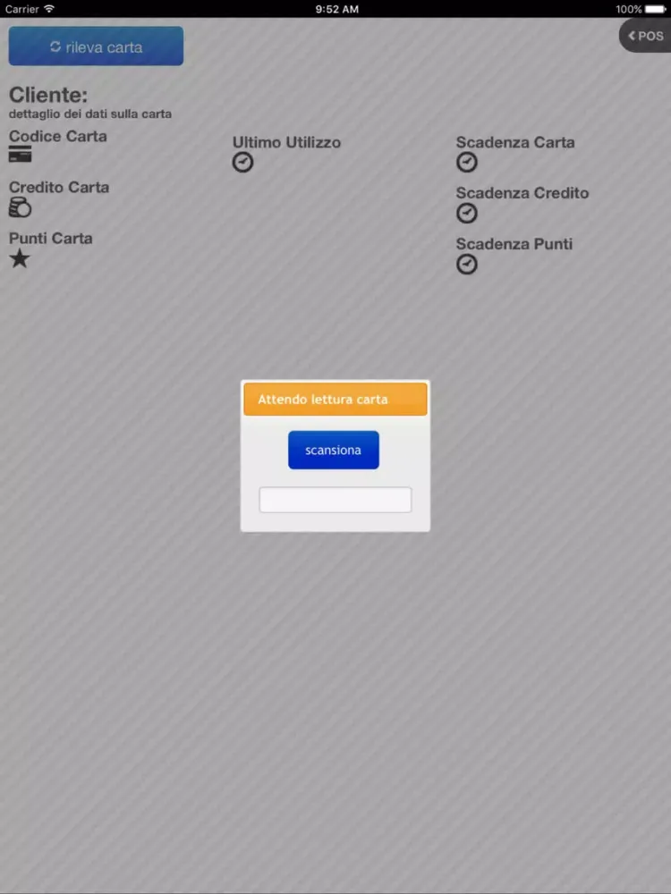 Captures d'écran de FideliApp MobilePOS iPad 