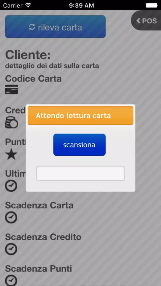 Captures d'écran de FideliApp MobilePOS