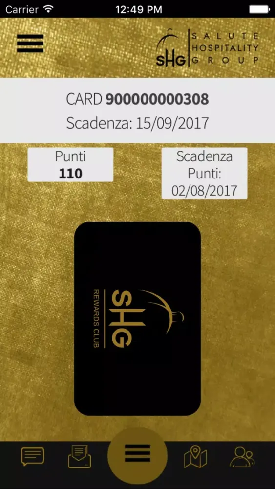SHG Rewards Club Screenshots