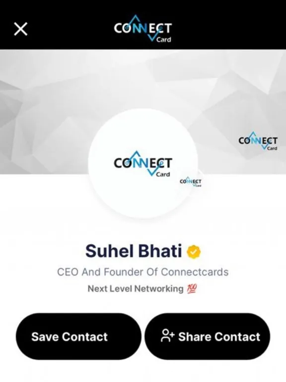 ภาพหน้าจอของ Connect-Card iPad 