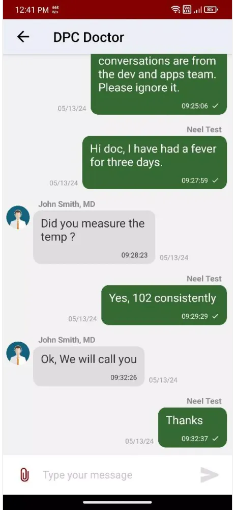 MyMD Connect App স্ক্রিনশট