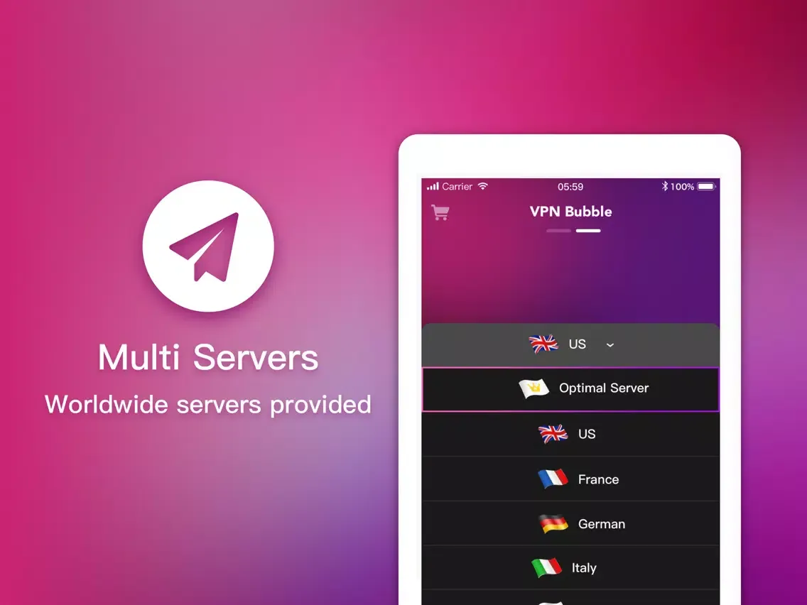 Zrzuty ekranu VPN Bubble - Fast VPN iPad 