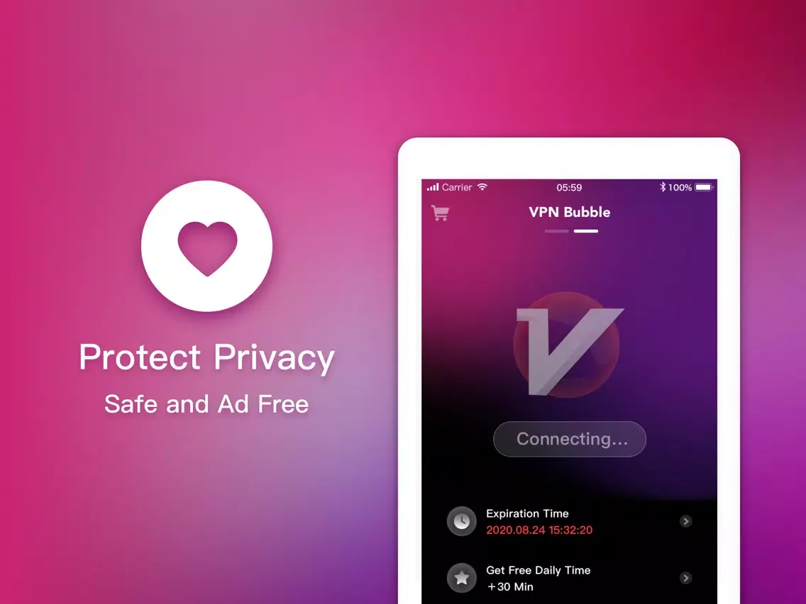 Zrzuty ekranu VPN Bubble - Fast VPN iPad 