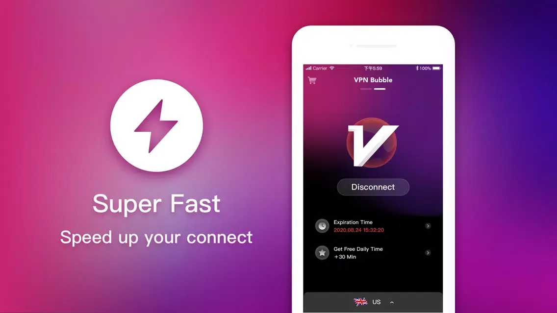 Zrzuty ekranu VPN Bubble - Fast VPN