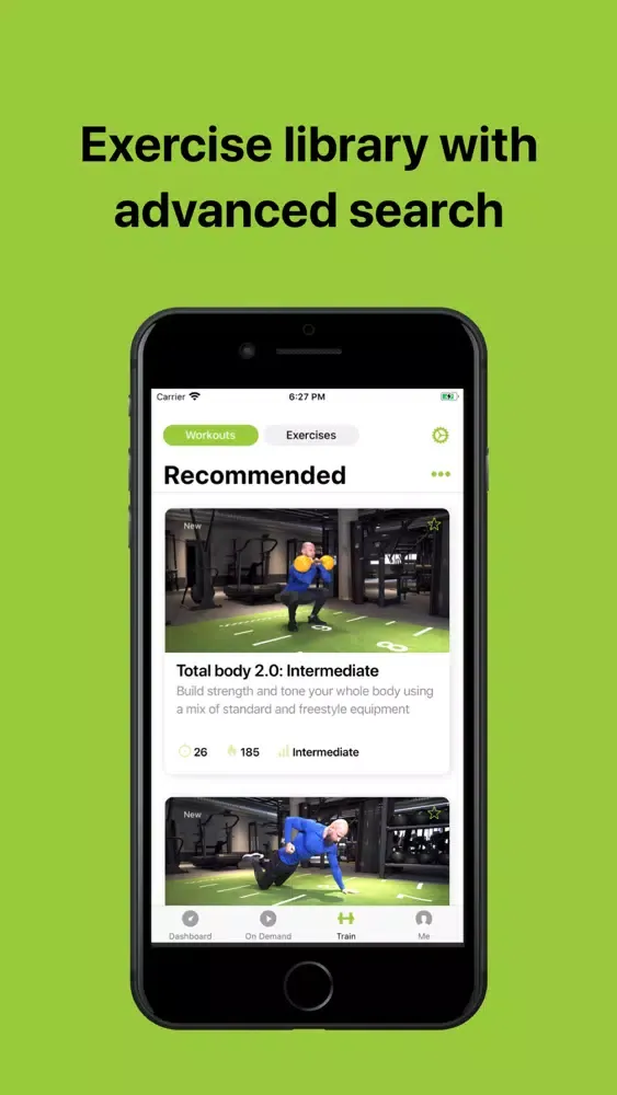 Capturas de pantalla de Club Lime Workouts on Demand