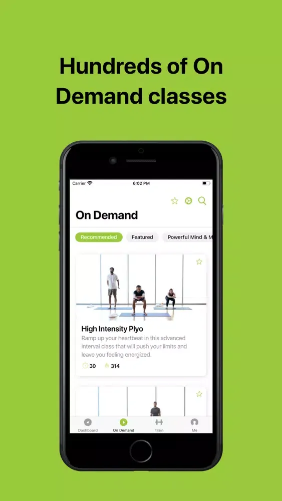 Capturas de pantalla de Club Lime Workouts on Demand