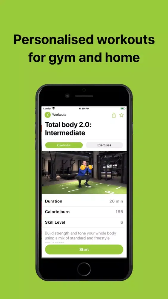 Capturas de pantalla de Club Lime Workouts on Demand