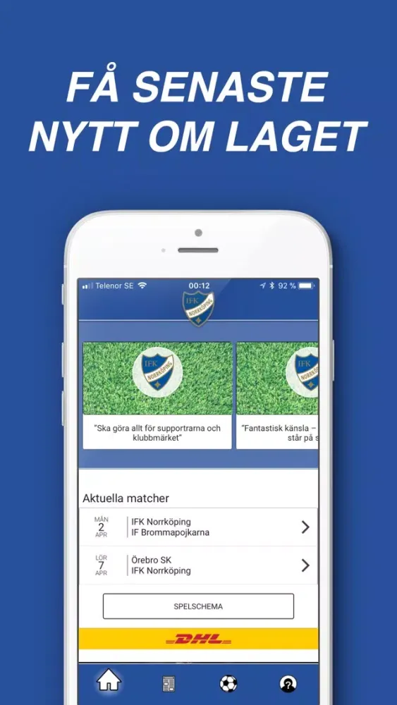 IFK Norrköping Live应用截图