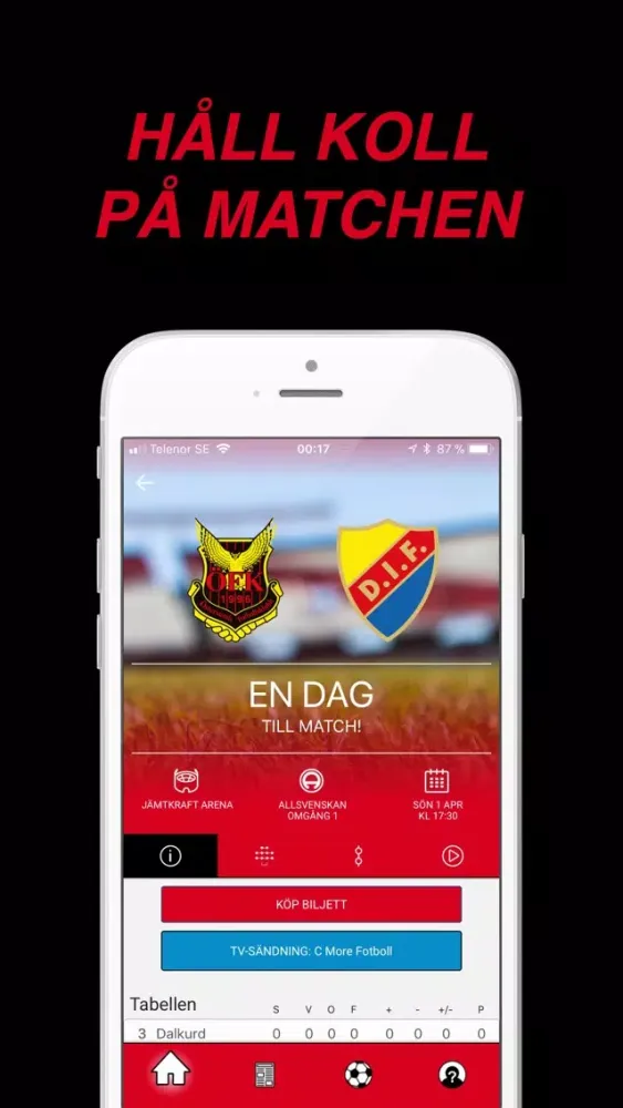 Östersunds FK Live স্ক্রিনশট