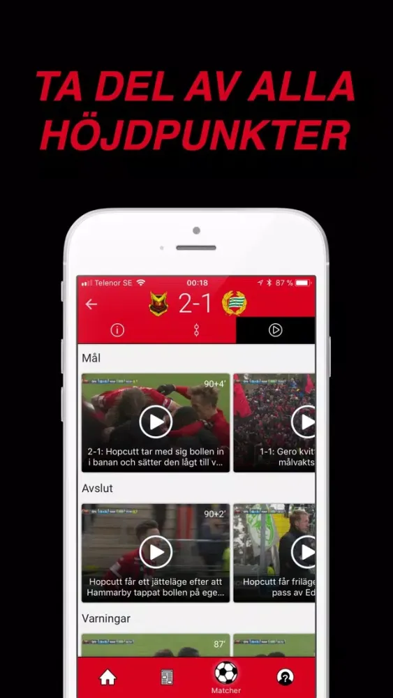 Östersunds FK Live স্ক্রিনশট