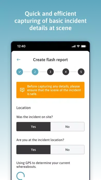 Ảnh chụp màn hình của CSN Incidents