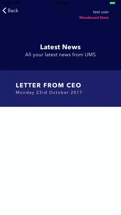 Tangkapan layar UMSConnect