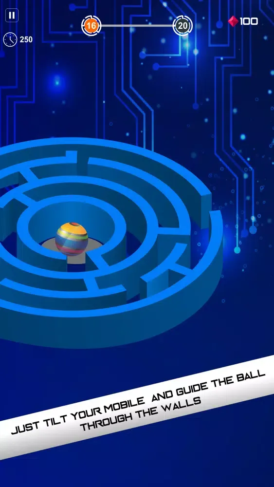 Maze ball: slido roll the ball 스크린샷