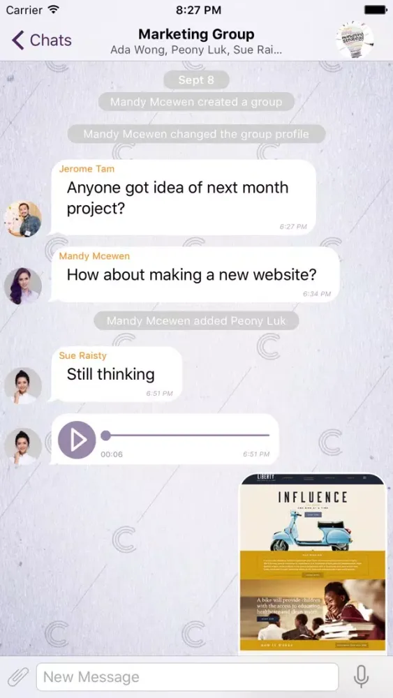 Connectie - Business Messaging سکرین شاٹس