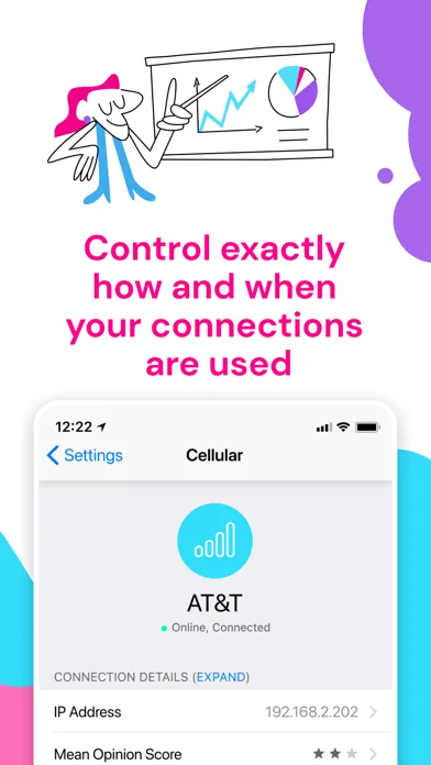Speedify: Cellular Bonding VPN سکرین شاٹس