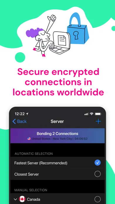 Speedify: Cellular Bonding VPN سکرین شاٹس