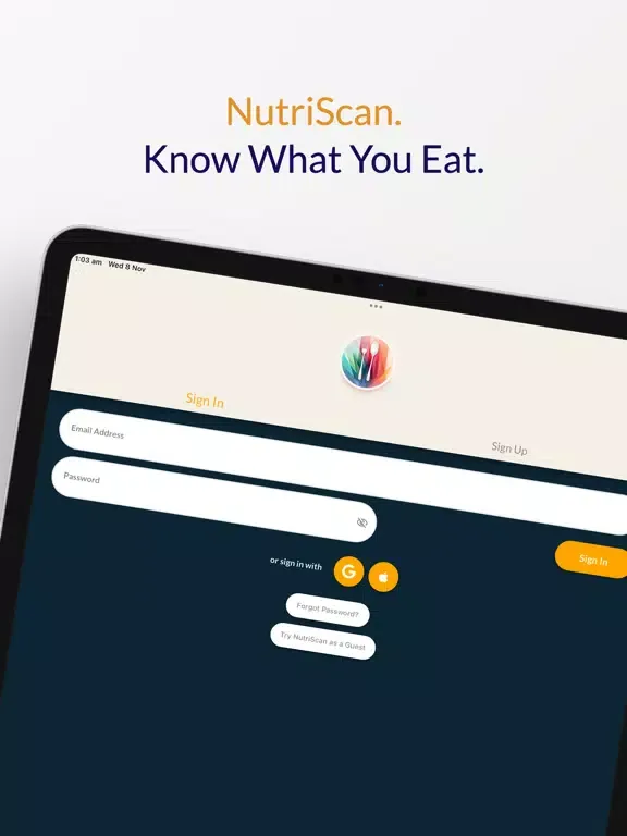 Captures d'écran de NutriScan: Know What You Eat iPad 