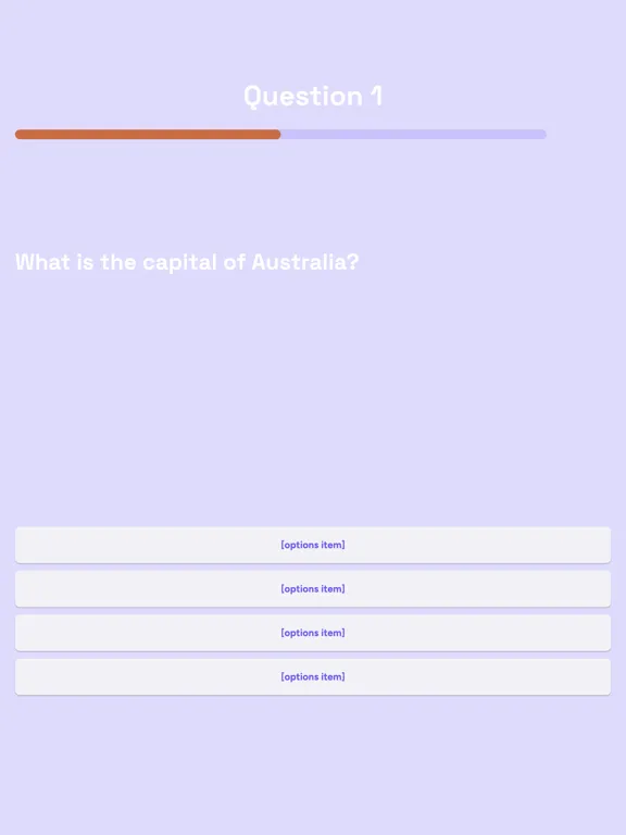 Tangkapan layar Great Big Quiz Of Everything iPad 