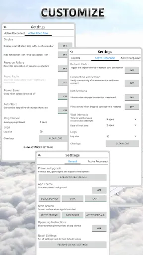 Connection Stabilizer Booster Screenshots