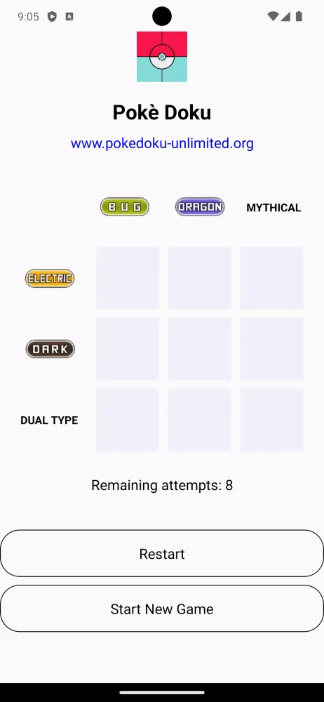 Скриншоты Pokedoku Unlimited
