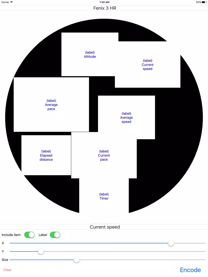 Data Field Builder r.485 iPad  スクリーンショット