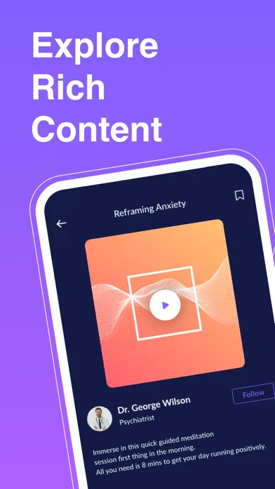 connectedminds: Wellbeing App Screenshots