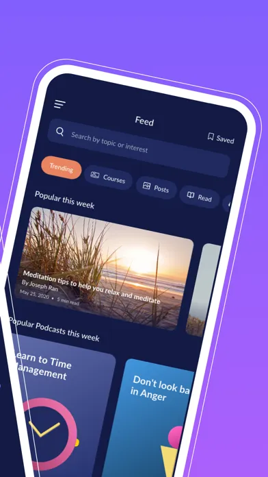 connectedminds: Wellbeing App Screenshots