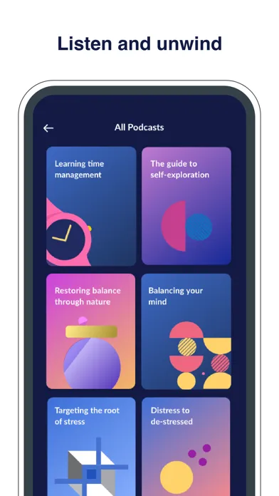 connectedminds: Wellbeing App Screenshots